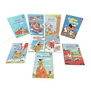 Vintage Disney's Wonderful World‎ of Reading Lot of 9 Illustrated Picture Books